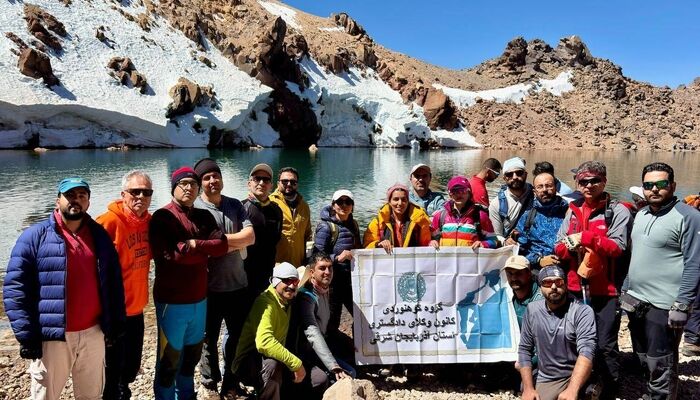 صعود وکلای کوهنورد آذربایجان شرقی بر بلندای ساوالان