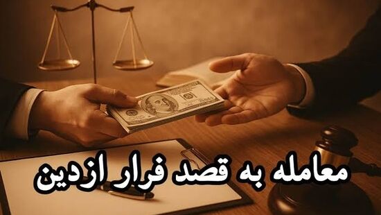معاملات به قصد فرار از دین؛ از اعتبارسنجی تا ضمانت‌اجرای حقوقی