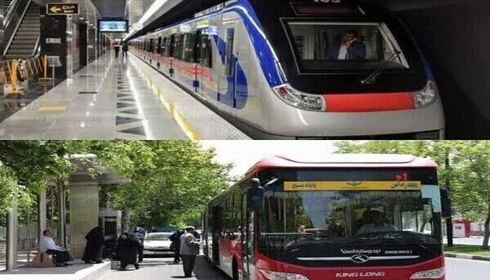 مترو و اتوبوس رایگان تا فردا
