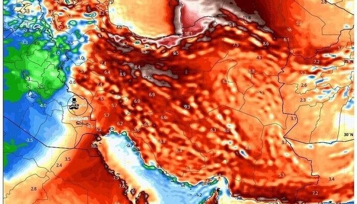  هشدار ورود موج گرمای شدید؛ دمای در برخی نقاط کشور به ۵۰ درجه می‌رسد