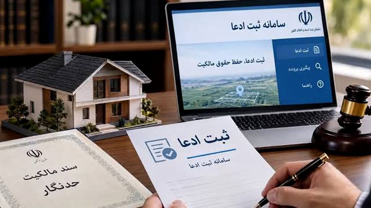 ثبت ادعا برای طرح دعوای همه املاک الزامی نیست