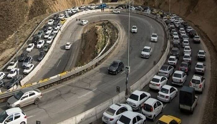 ترافیک سنگین در هراز و چالوس
