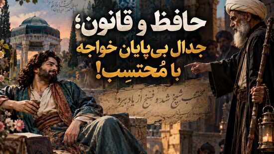 حافظ و قانون؛ جدال بی‌پایان خواجه با مُحتسِب!
