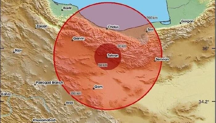 زلزله تهران را لرزاند/ جرئیات شدت
