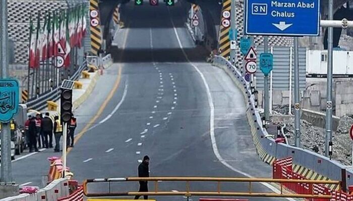 آزادراه تهران-شمال در مسیر جنوب به شمال مسدود شد