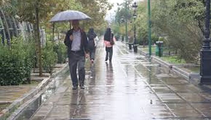 باران و کاهش دما در تهران